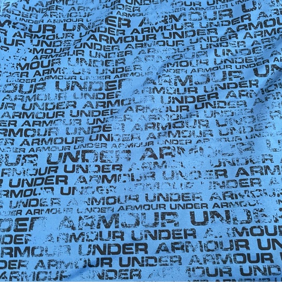 Under Armour Blue Fleece-lined Zipper Hoodie with Logo Print - Picture 6 of 13